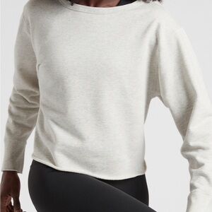 Chic Light Gray Sweatshirt
